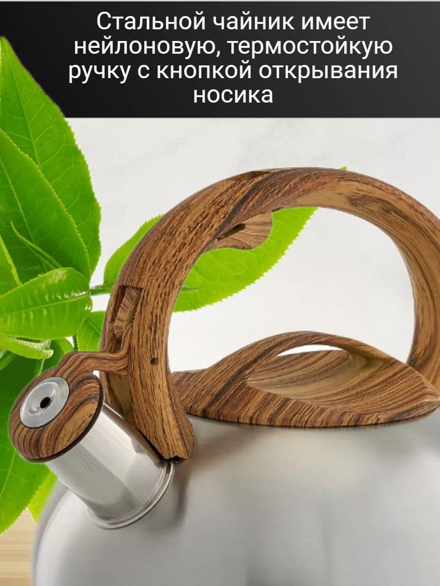 Чайник со свистком для плиты фото 2
