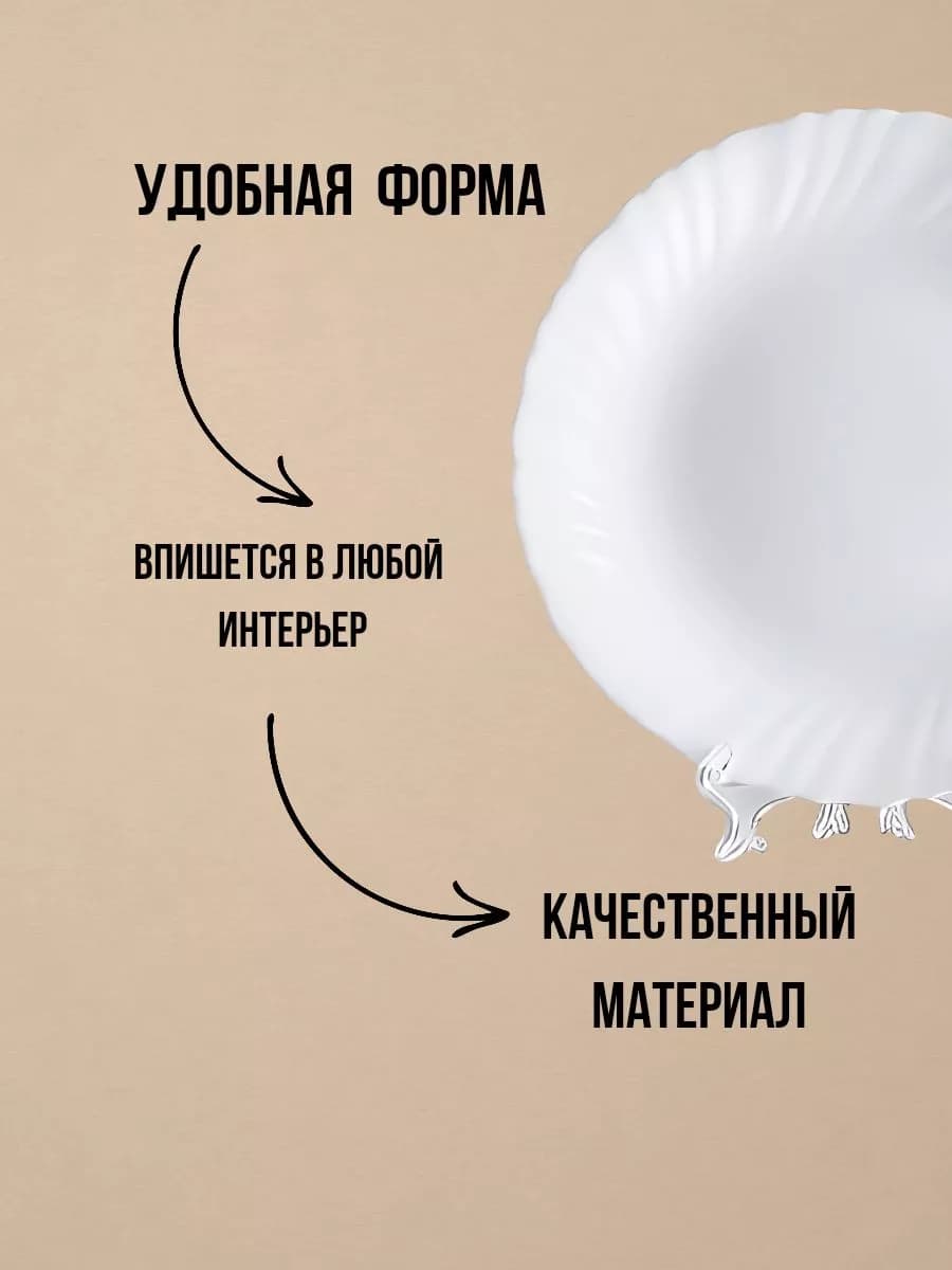 Десертная тарелка 19см фото 2