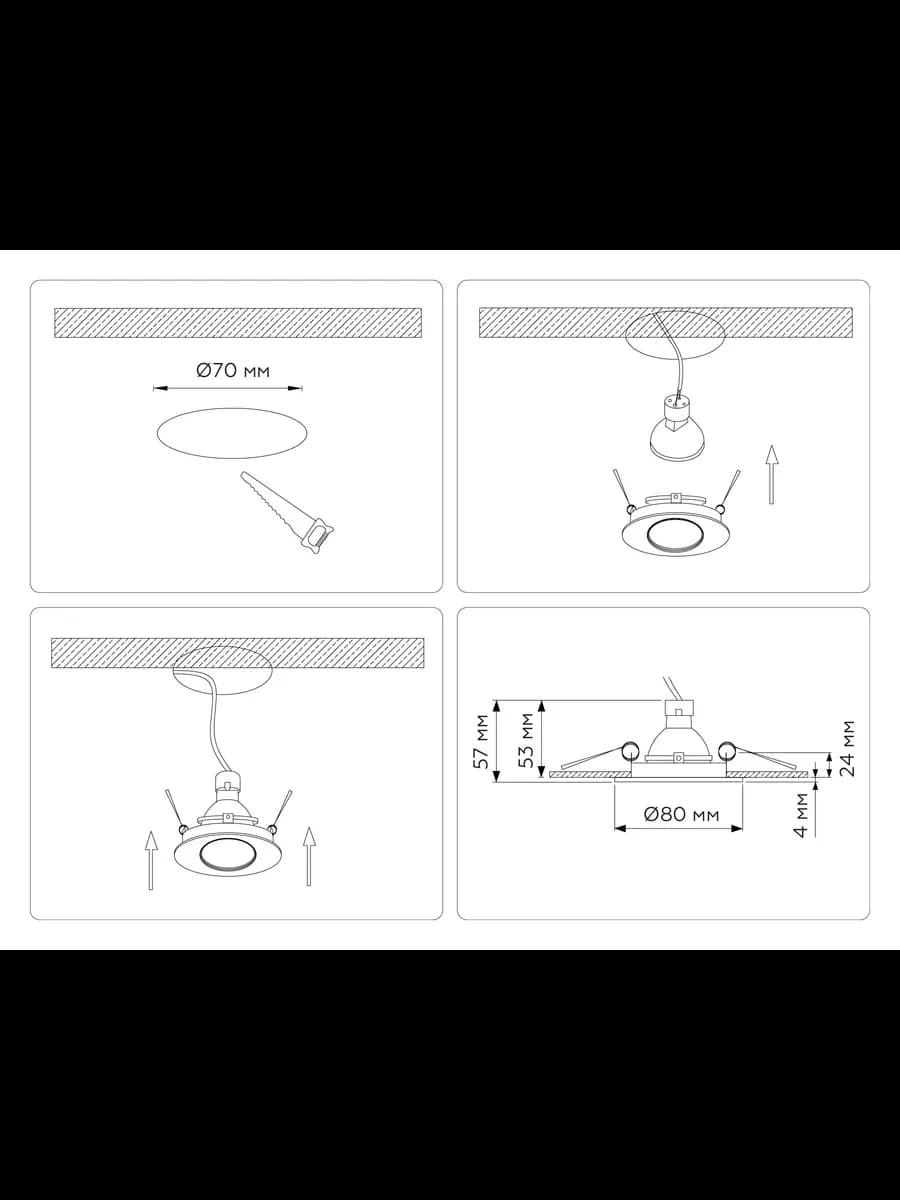 Встраиваемый точечный светильник GU5.3 фото 7
