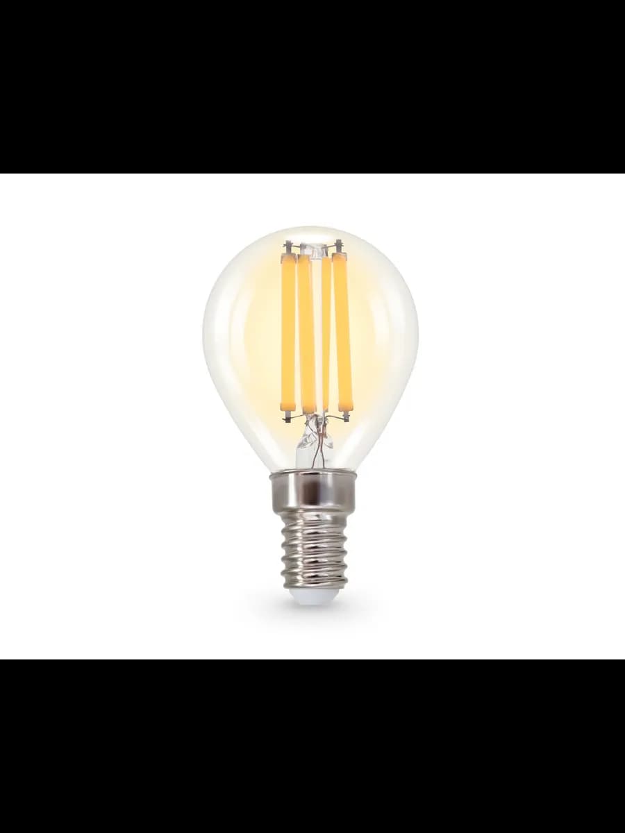 Лампа светодиодная Шар P45 15W 2700K фото 2