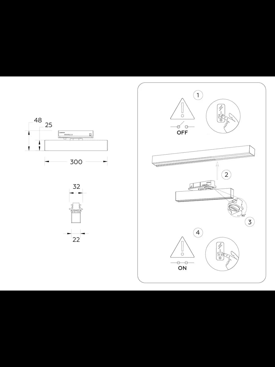 Трековый однофазный светодиодный светильник фото 8