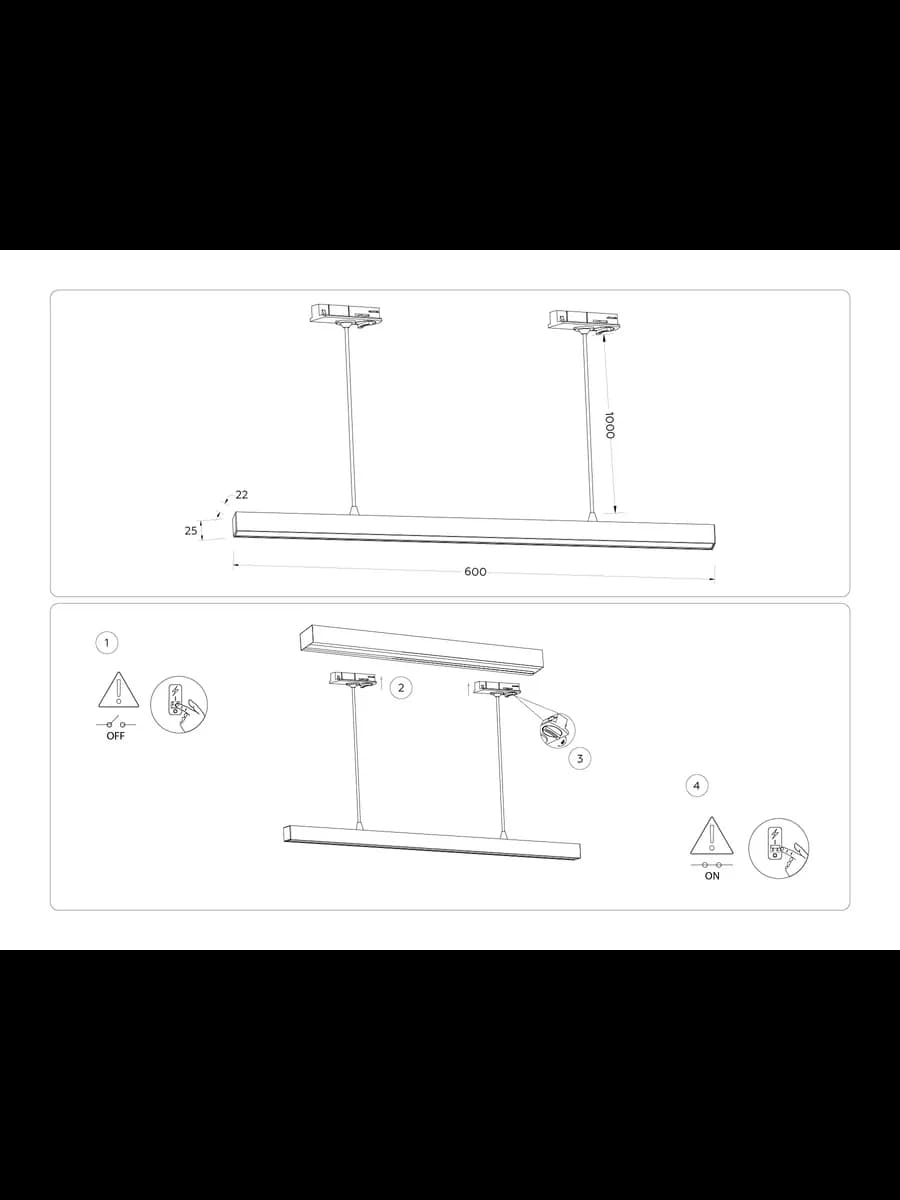Трековый однофазный подвесной светодиодный светильник фото 9