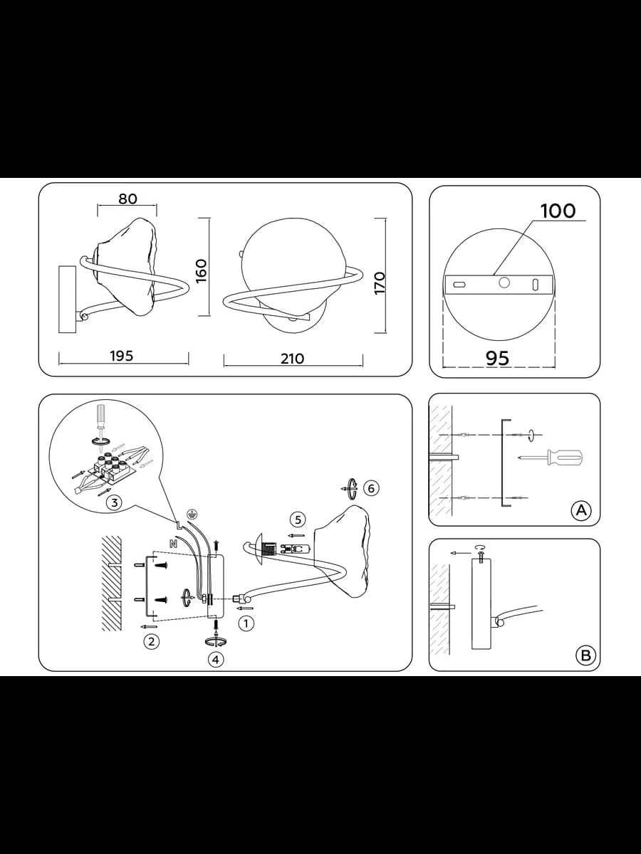 Настенный светильник фото 7