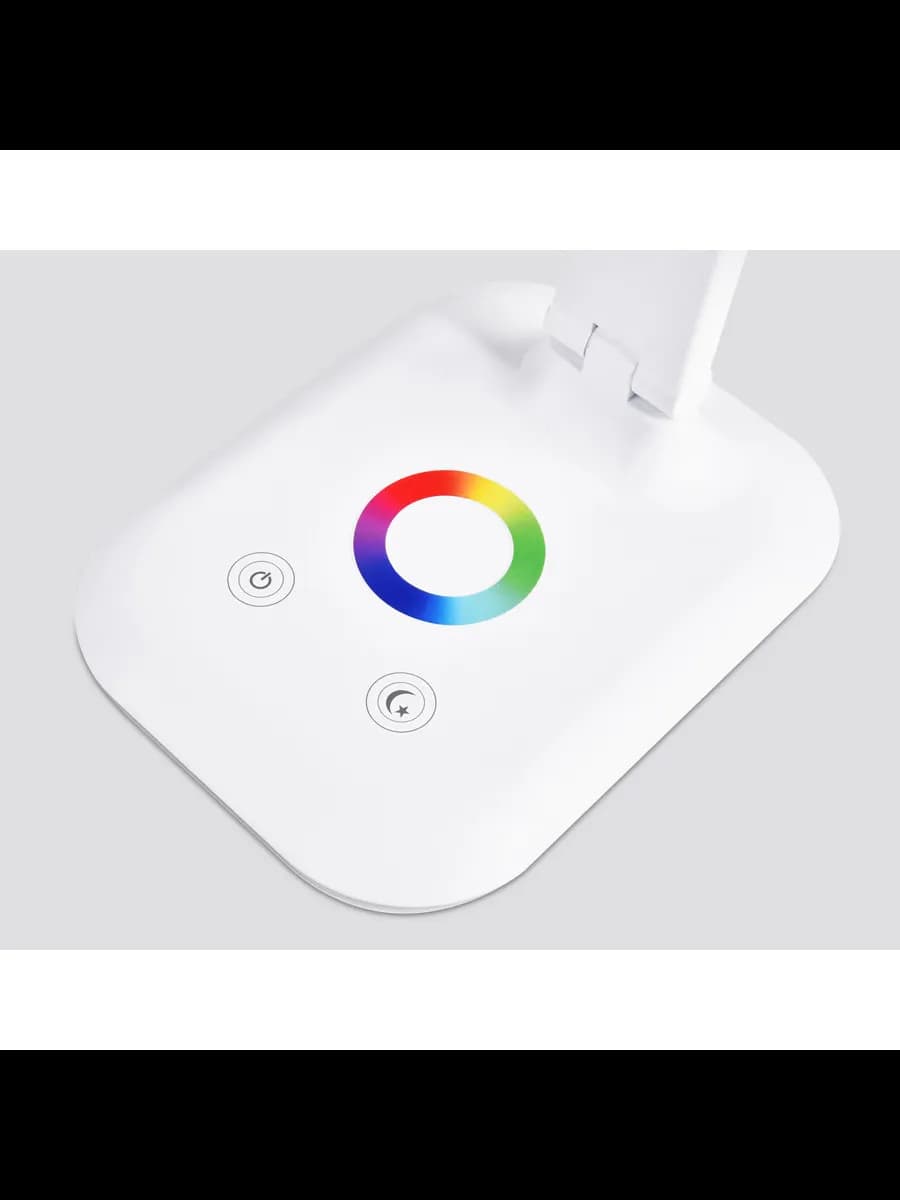 Светодиодная настольная лампа с RGB подсветкой фото 3