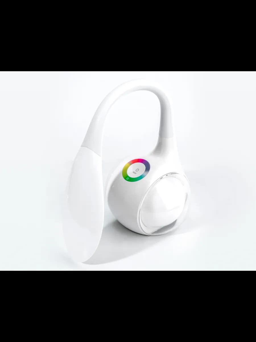 Светодиодная настольная лампа с RGB подсветкой фото 3