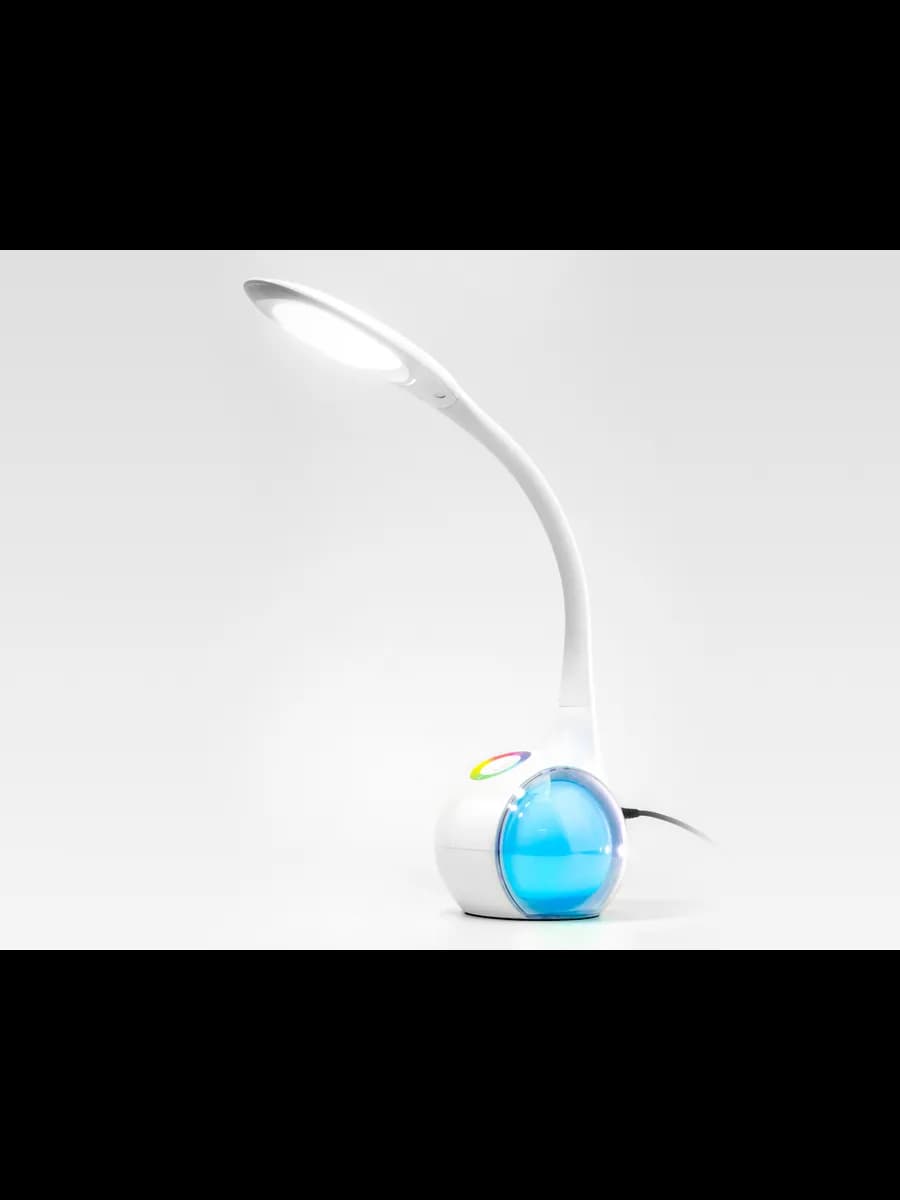 Светодиодная настольная лампа с RGB подсветкой фото 4