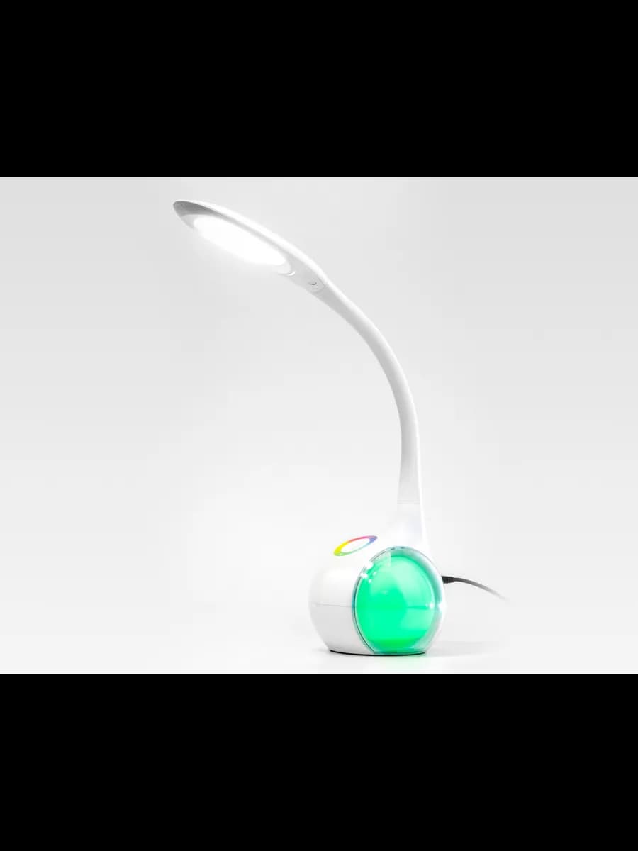 Светодиодная настольная лампа с RGB подсветкой фото 5