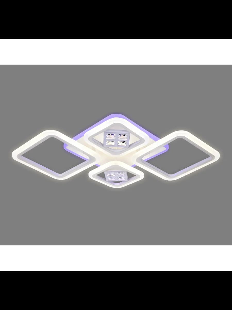 Потолочный светодиодный светильник с пультом фото 4