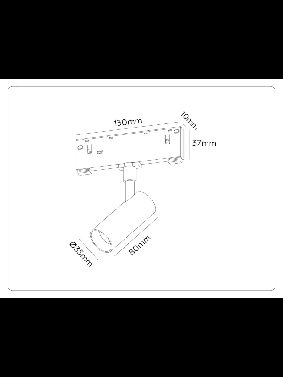 Трековый акцентный светильник 3CCT 3000K-6000K 6W 24° фото 7