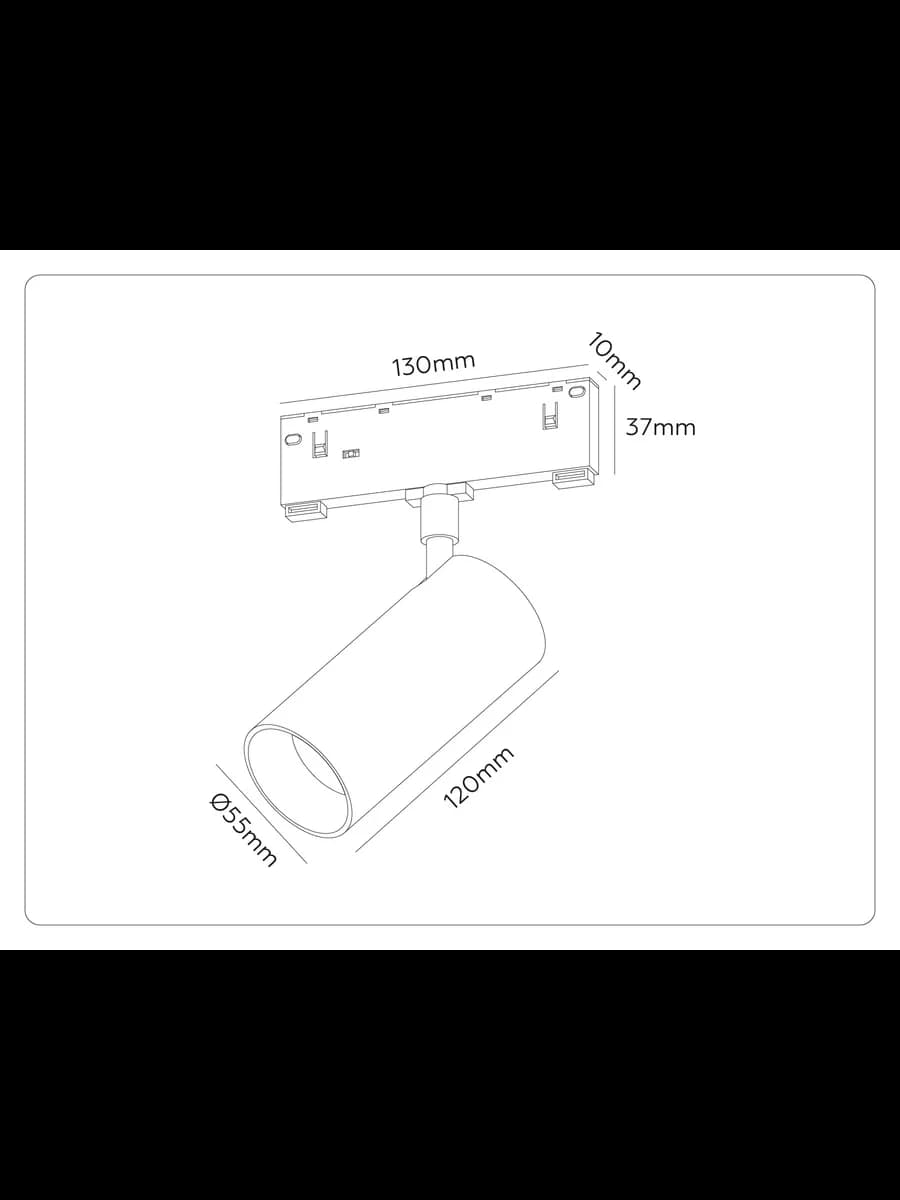 Трековый акцентный светильник 3CCT 3000K-6000K 18W 24° фото 9