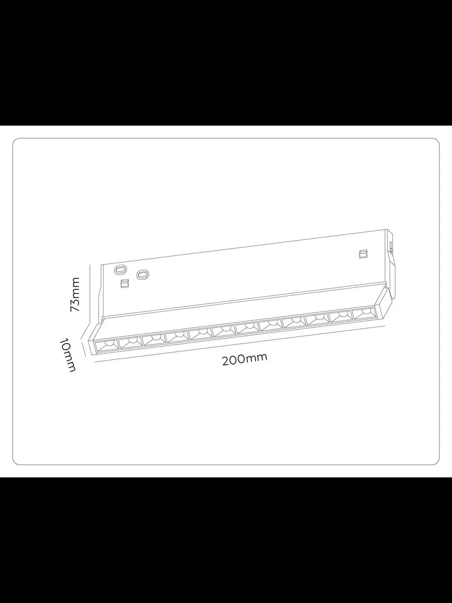Трековый линейный светильник 3CCT 3000K-6000K 10W 38° фото 8