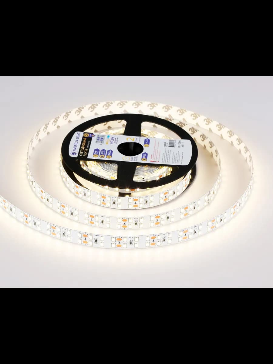Светодиодная лента двухрядная Ambrella Light GS3602 2835 фото 3