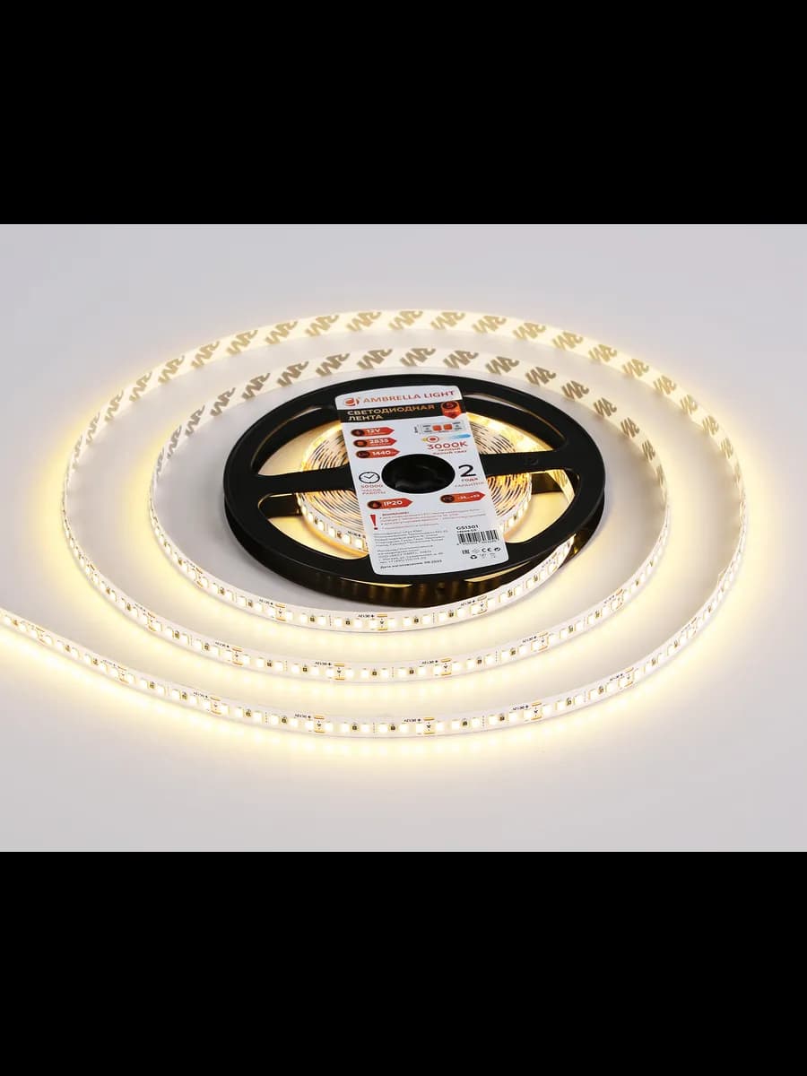 Светодиодная лента Ambrella Light GS1301 2835 180Led /14.4W фото 3