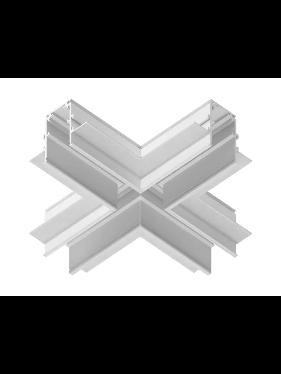 Коннектор х-образный для встраиваемого шинопровода Magnetic фото 2