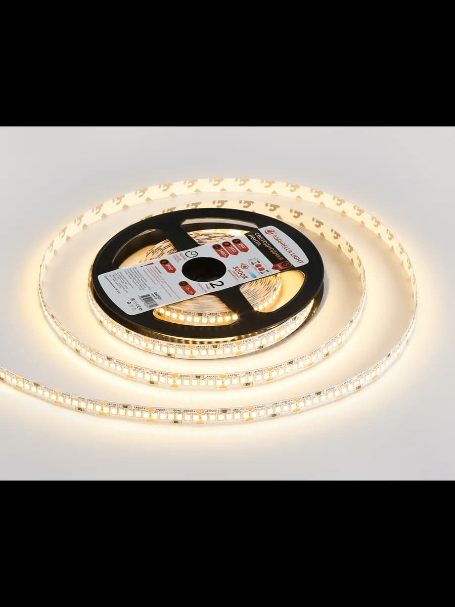 Светодиодная лента Ambrella Light GS3401 2835 240Led /20W m фото 3