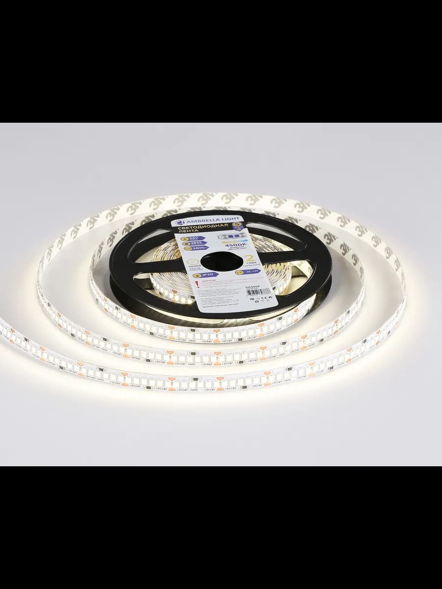 Светодиодная лента Ambrella Light GS3502 2835 240Led /22W m фото 3