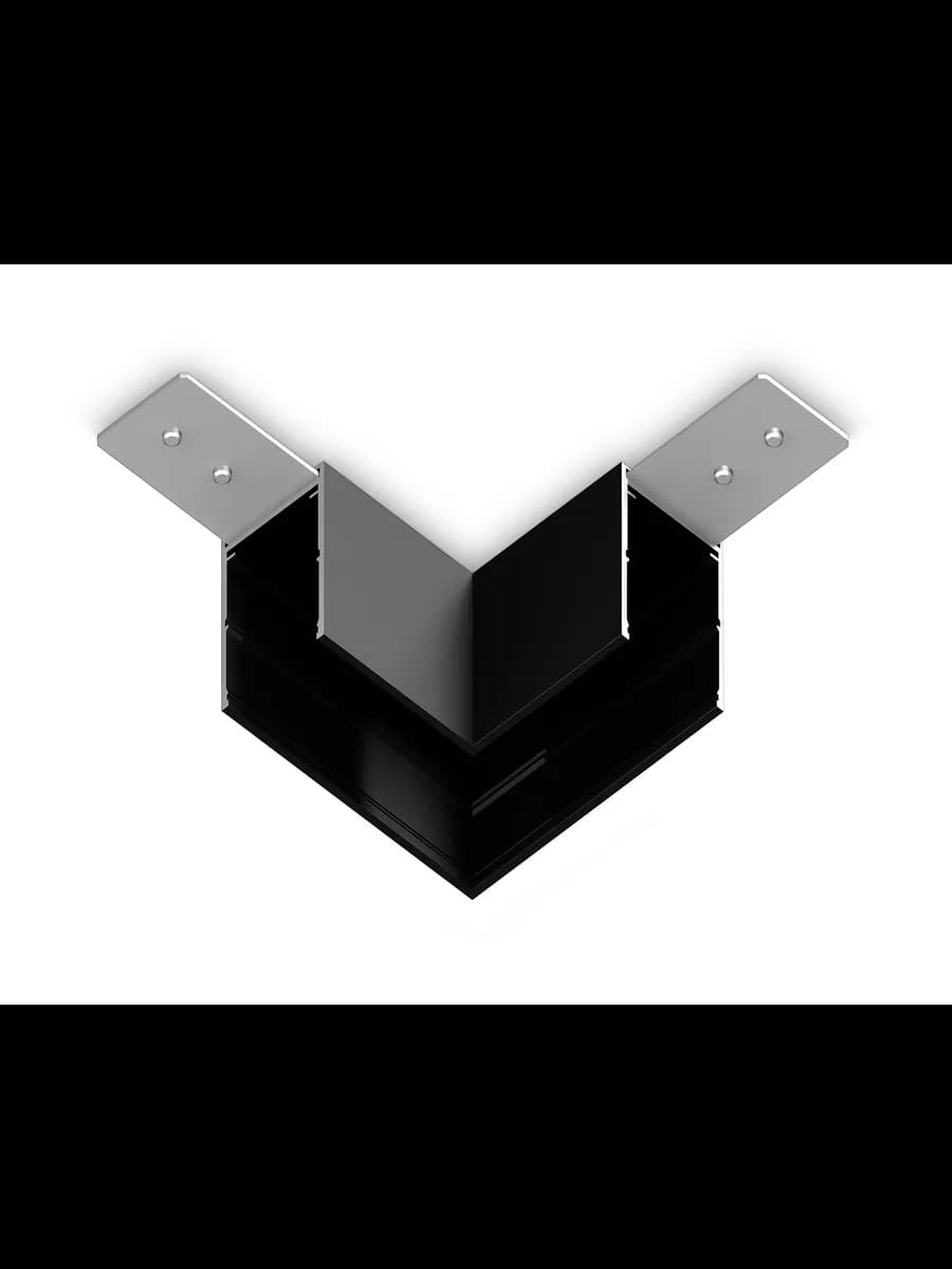 Коннектор угловой для накладного шинопровода Magnetic 25мм