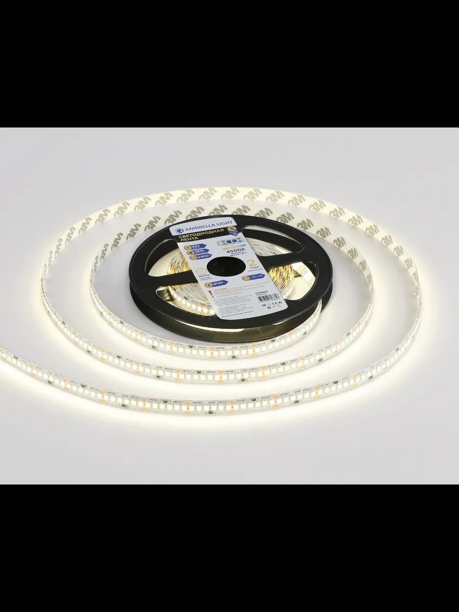 Светодиодная лента Ambrella Light GS3402 2835 240Led /20W m фото 3