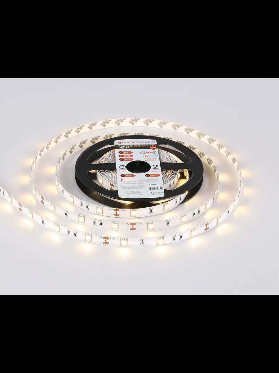 Светодиодная лента Ambrella Light GS1801 5050 30Led /7.2W m фото 3