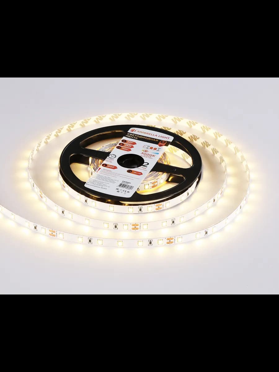Светодиодная лента Ambrella Light GS3001 2835 60Led /6W m фото 4