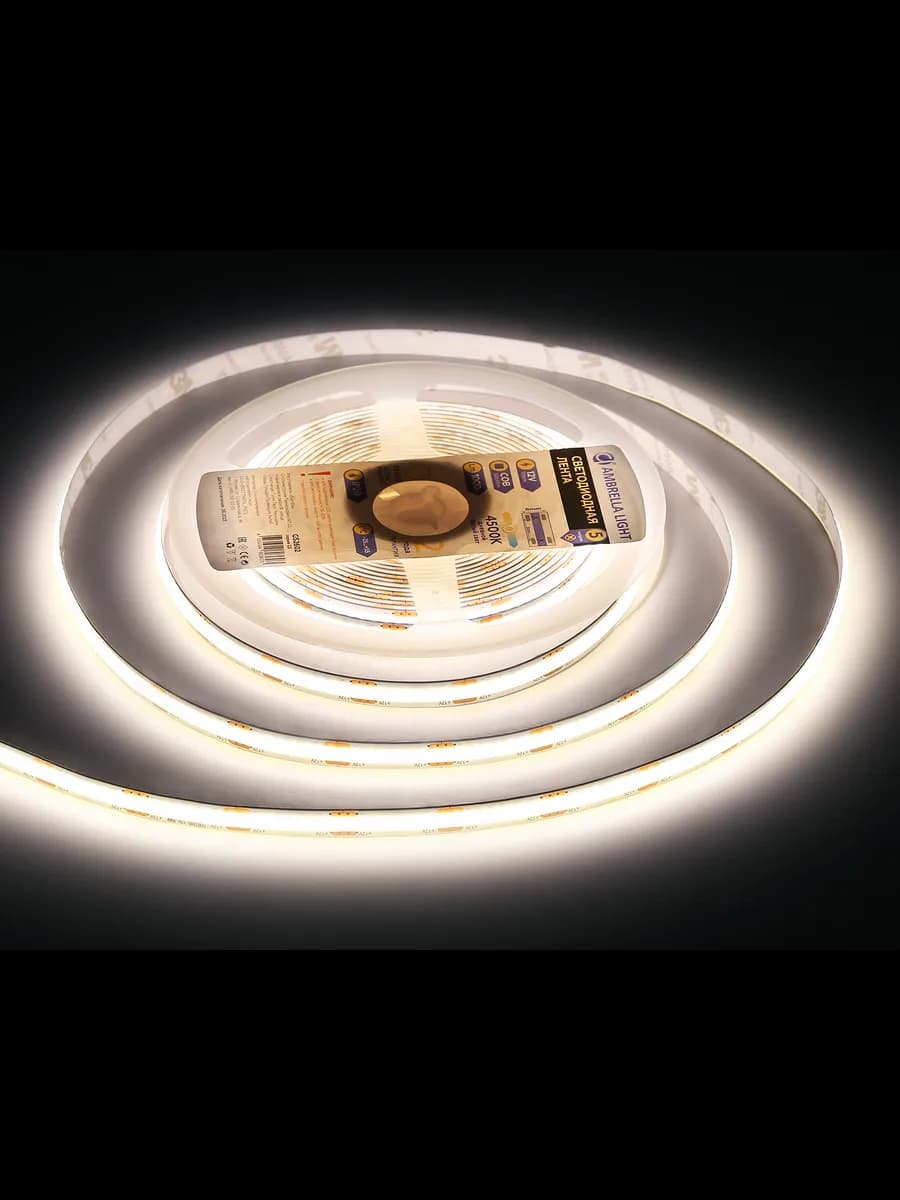 Светодиодная лента Ambrella Light GS2602 COB 320Led /10W m фото 5