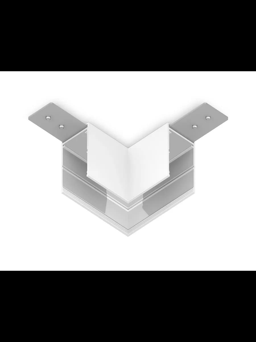 Коннектор угловой для накладного шинопровода Magnetic 25мм