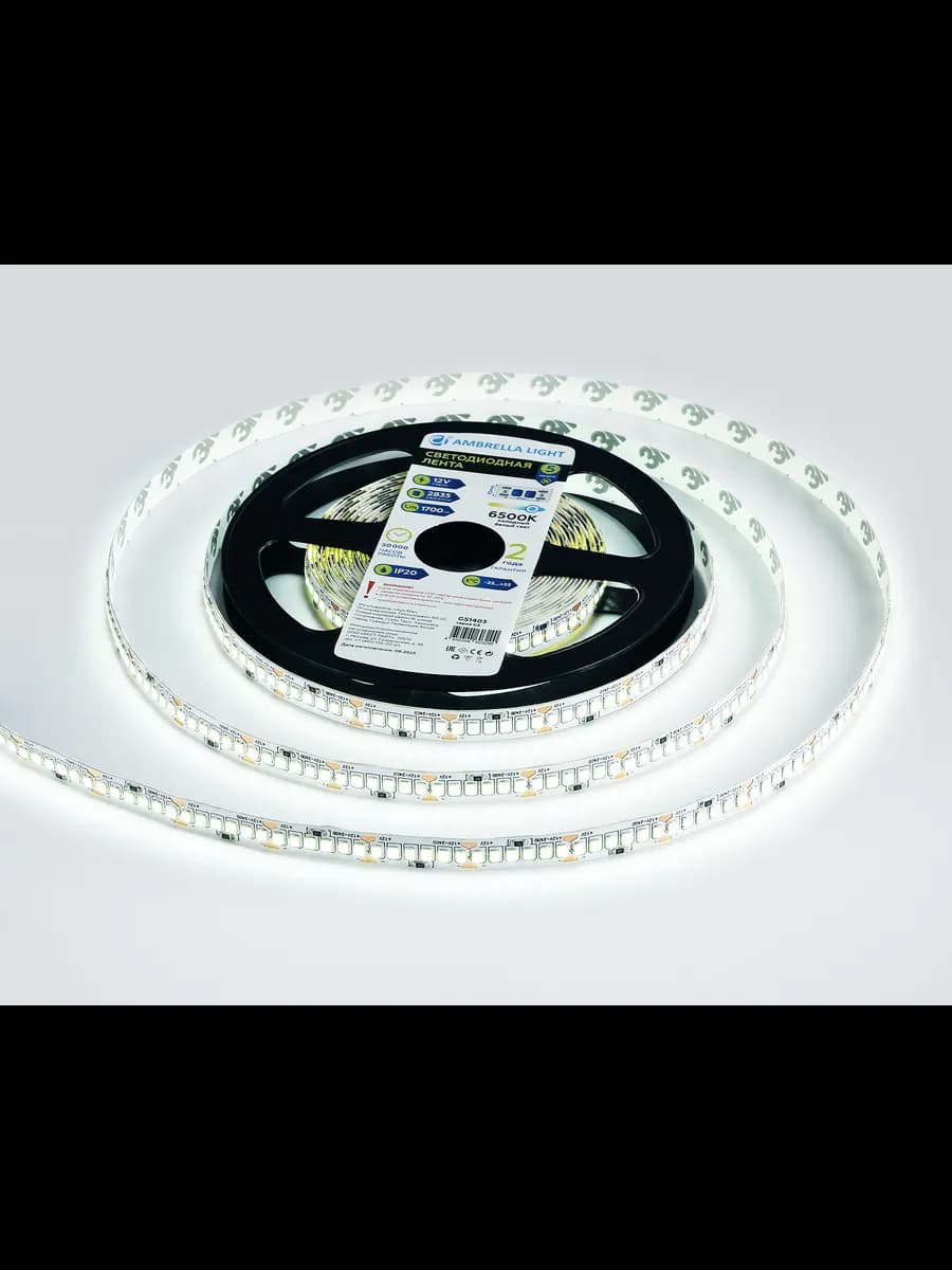 Светодиодная лента Ambrella Light GS1403 2835 240Led /17W m фото 3