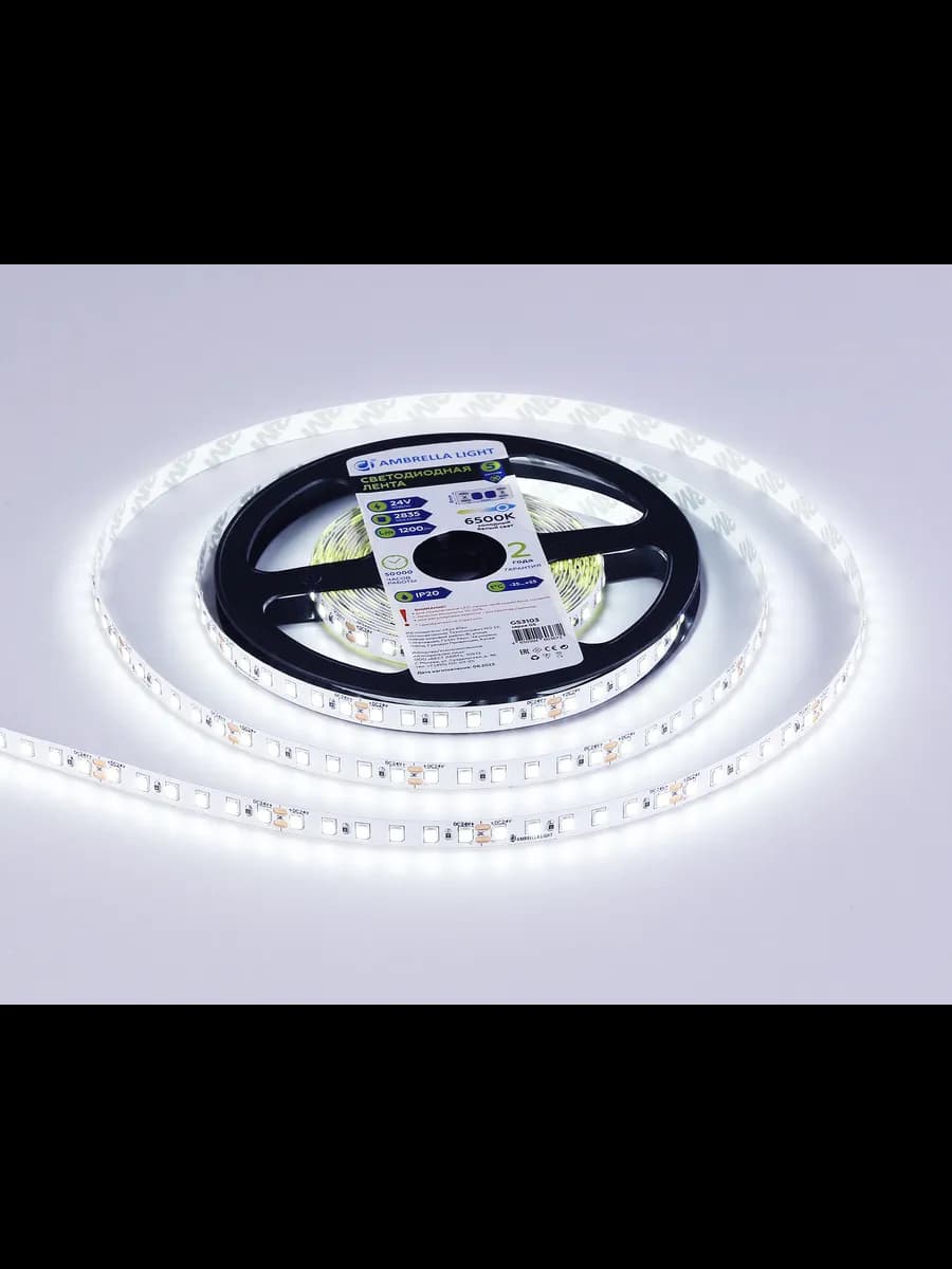 Светодиодная лента Ambrella Light GS3103 2835 120Led /10W m фото 3