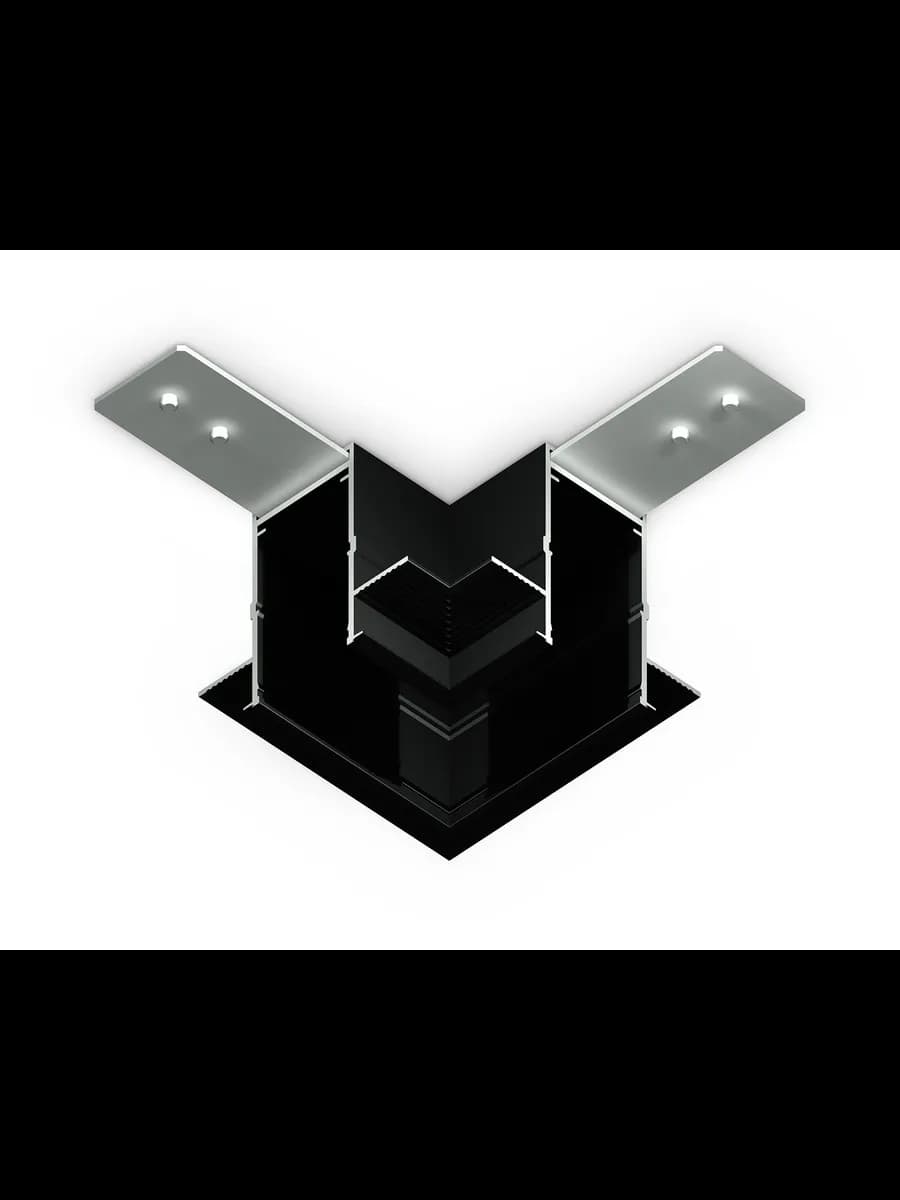 Коннектор угловой для встраиваемого шинопровода Magnetic