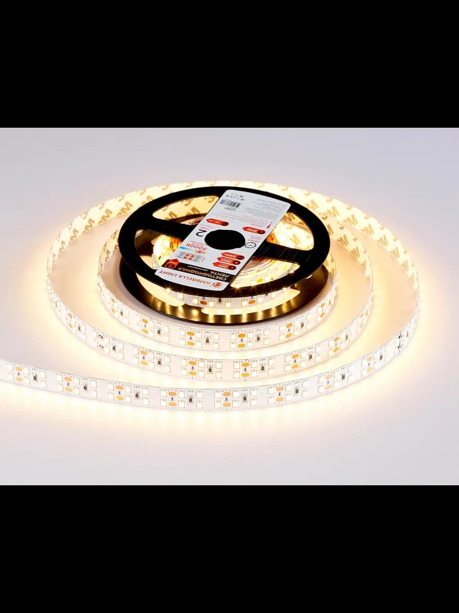 Светодиодная лента двухрядная Ambrella Light GS3601 2835 фото 3