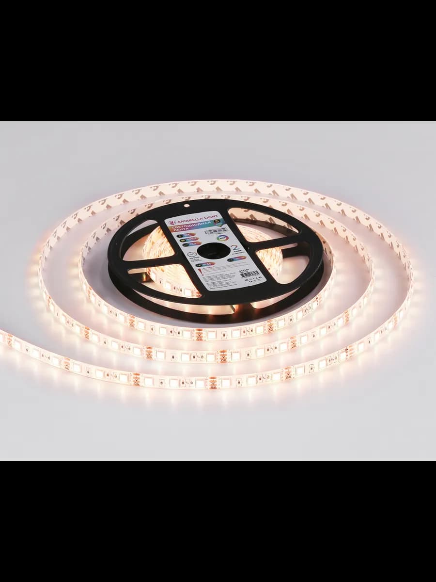 Светодиодная лента RGB Ambrella Light GS2302 5050 60Led фото 2