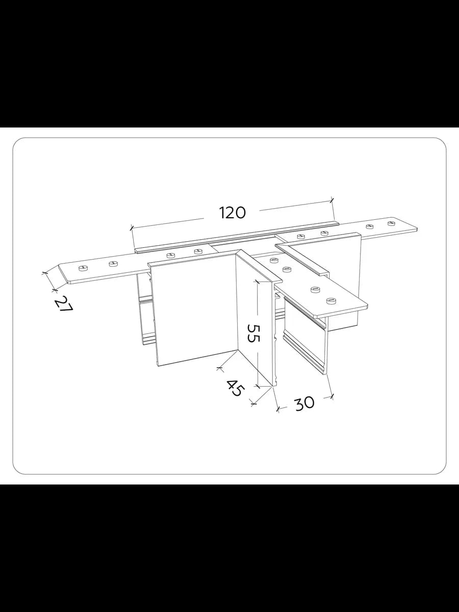 Коннектор Т-образный для накладного шинопровода Magnetic фото 5