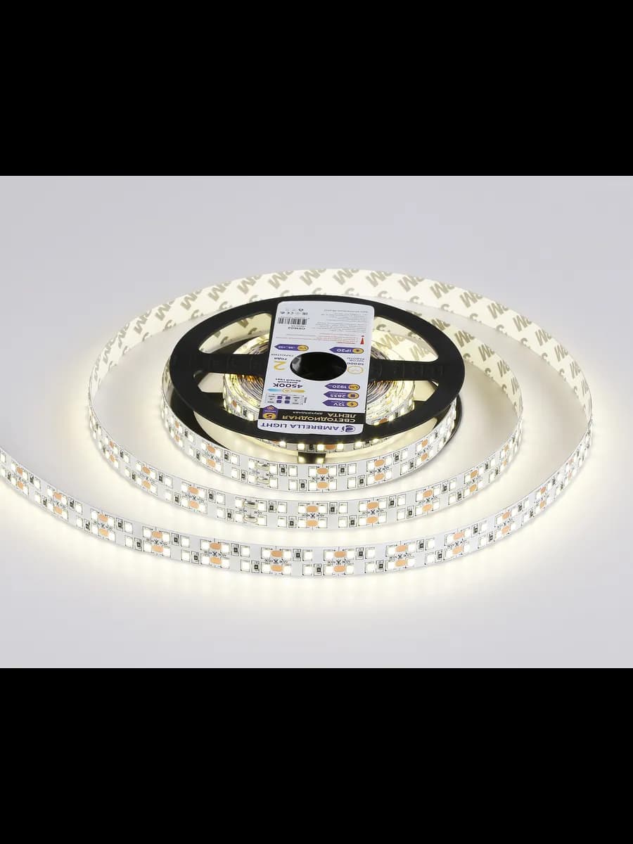 Светодиодная лента двухрядная Ambrella Light GS1602 2835 фото 3