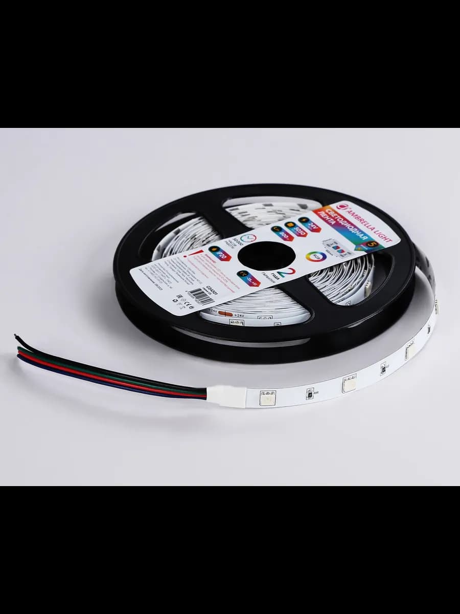 Светодиодная лента RGB Ambrella Light GS4301 5050 30Led фото 8