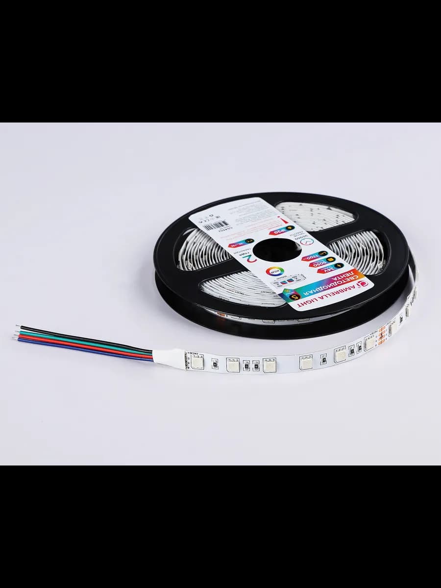 Светодиодная лента RGB Ambrella Light GS4302 5050 60Led фото 8