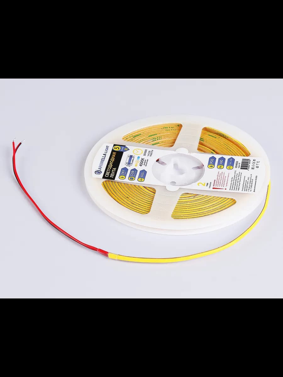 Светодиодная лента Ambrella Light GS4602 COB 384Led/ 7W m фото 5