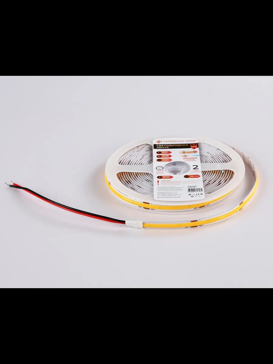 Светодиодная лента Ambrella Light GS4701 COB 480Led /12W m фото 7