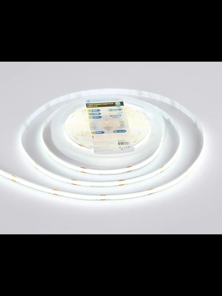 Светодиодная лента Ambrella Light GS4703 COB 480Led /12W m фото 3