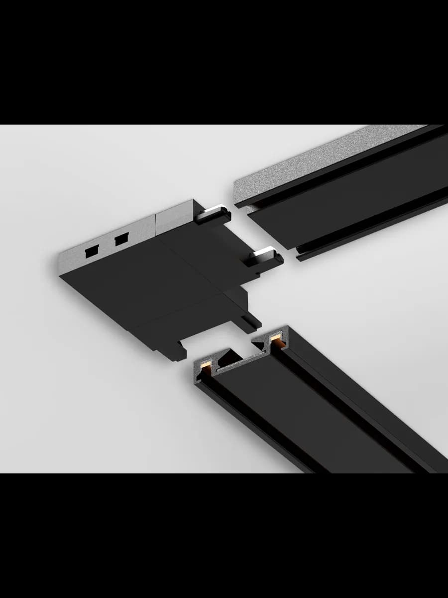 Коннектор угловой для накладного шинопровода Magnetic Ultra фото 3