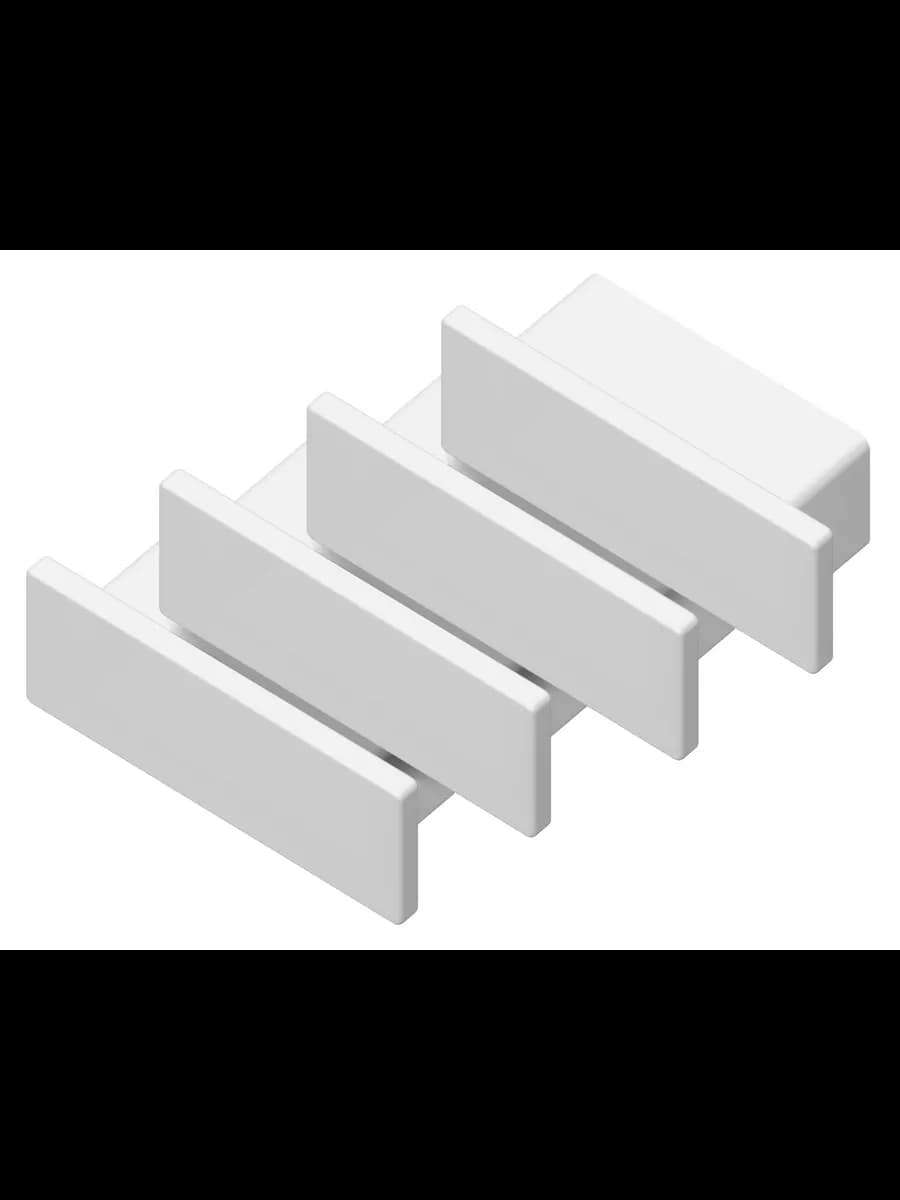 Заглушка для накладного алюминиевого профиля GP1700