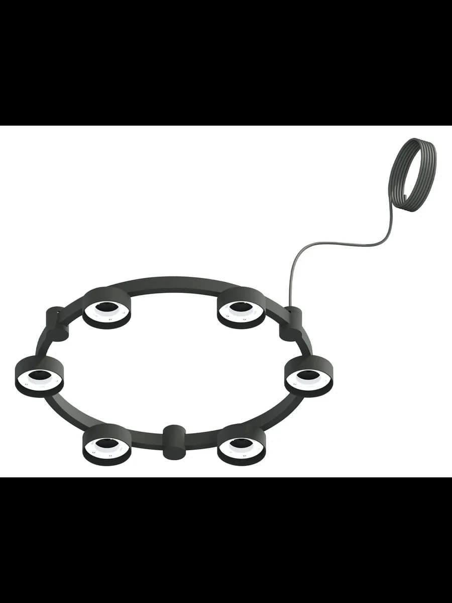 Корпус светильника Techno Ring подвесной для насадок D85 фото 2