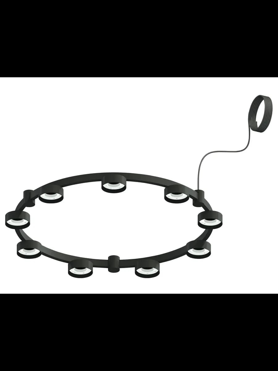 Корпус светильника Techno Ring подвесной для насадок D85 фото 2
