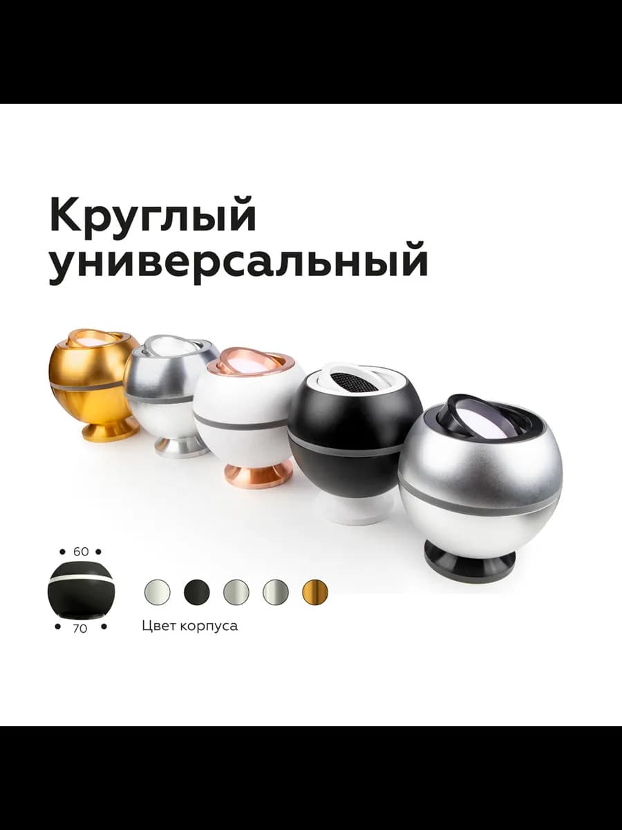 Насадка передняя поворотная для корпуса светильника фото 5