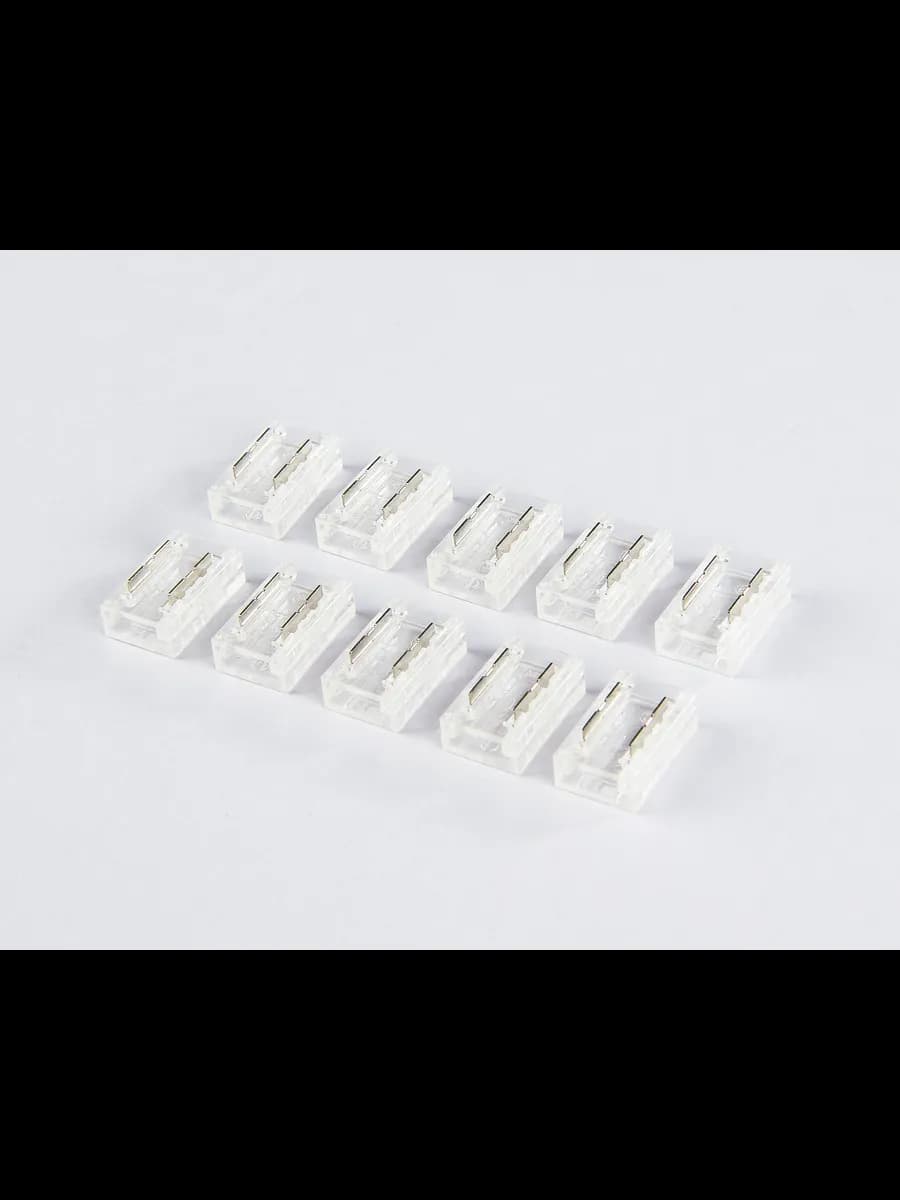 Соединитель прямой для светодиодной ленты COB 8mm 12/24V (2 фото 2