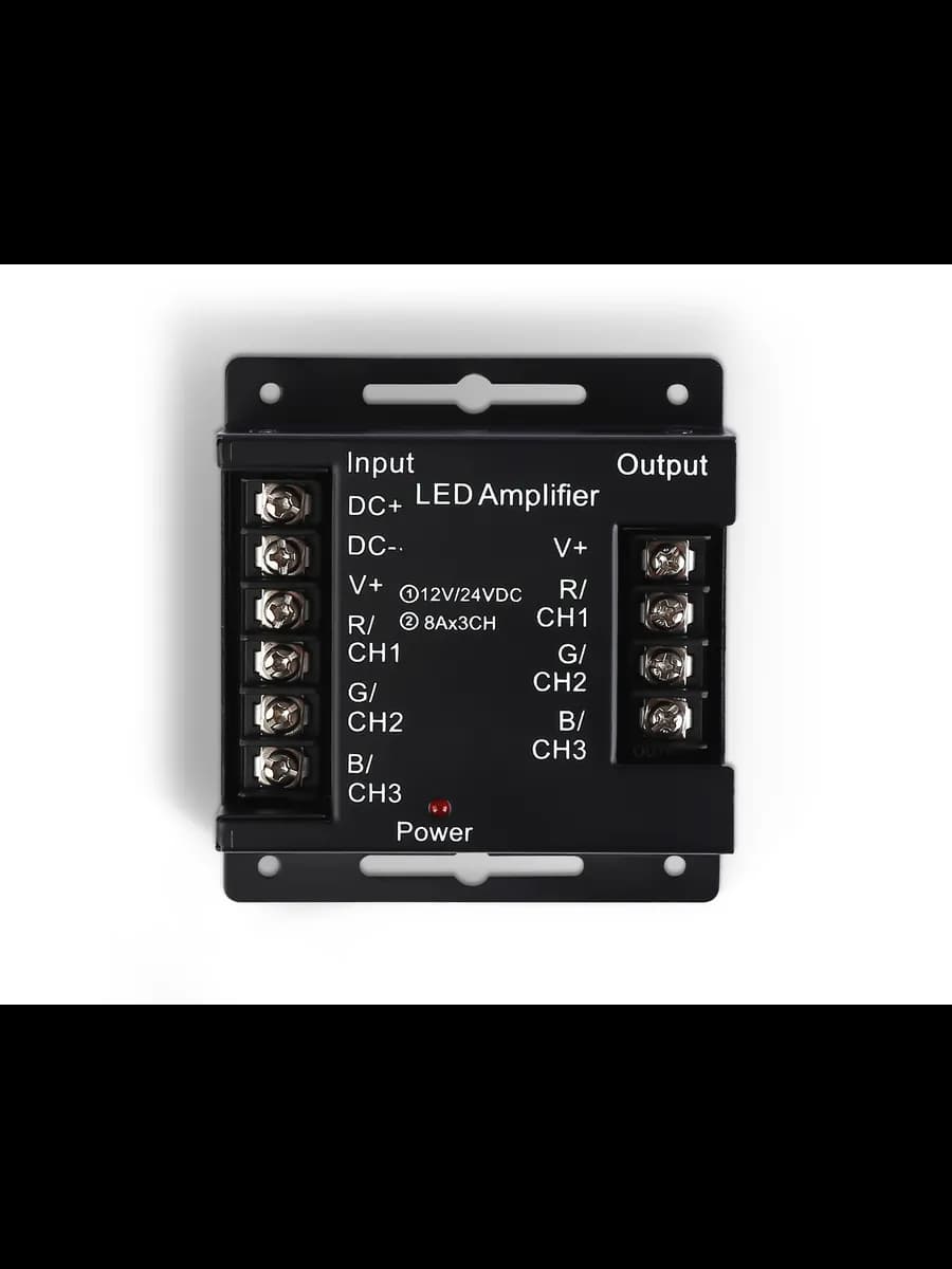 Усилитель для светодиодных лент RGB 24A 12V 288W/ 24V 576W