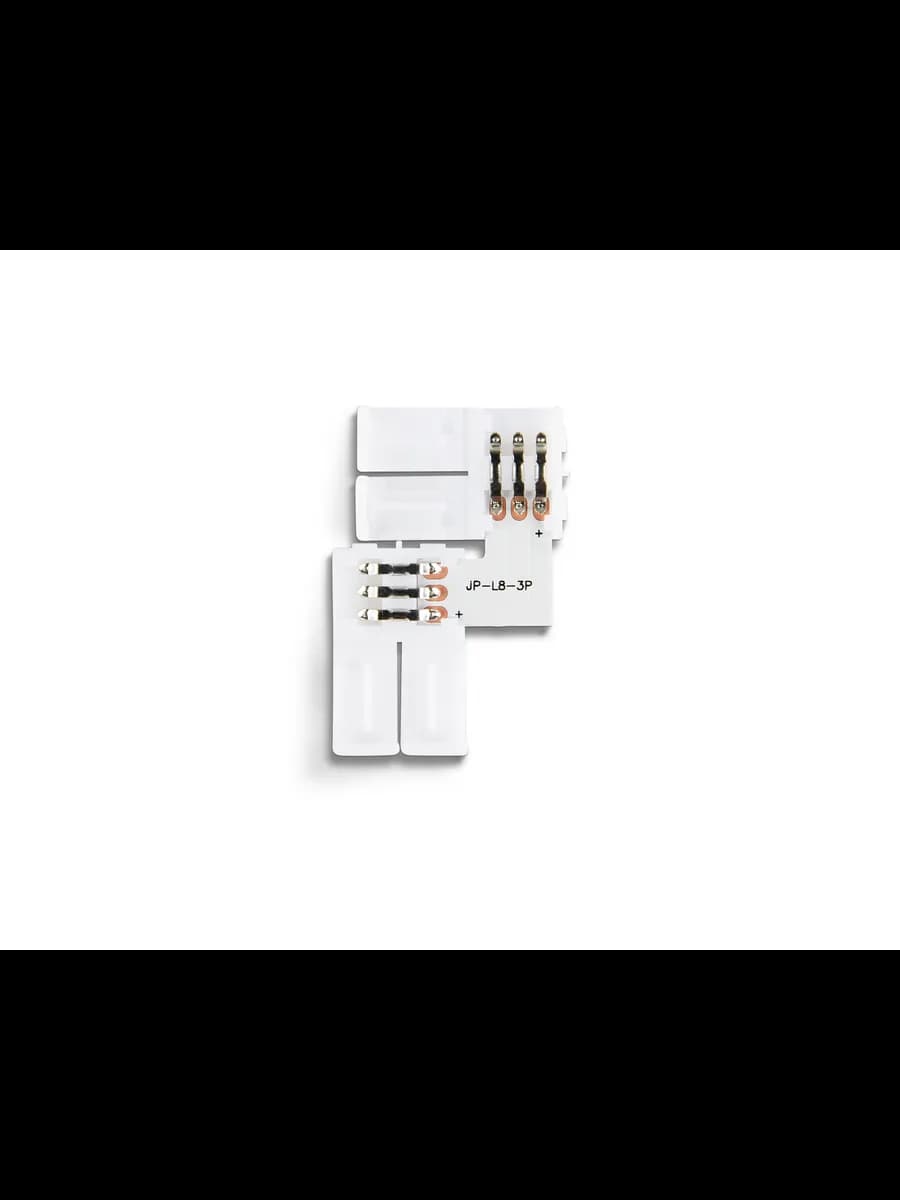 Соединитель угловой L для светодиодной ленты 2835 12/24V (3