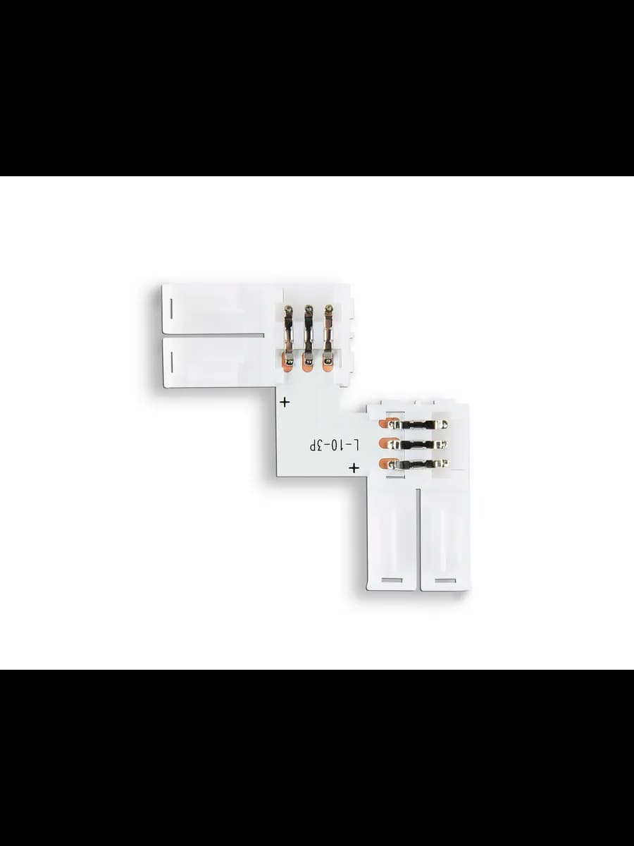 Соединитель угловой L для светодиодной ленты 5050 12/24V (3