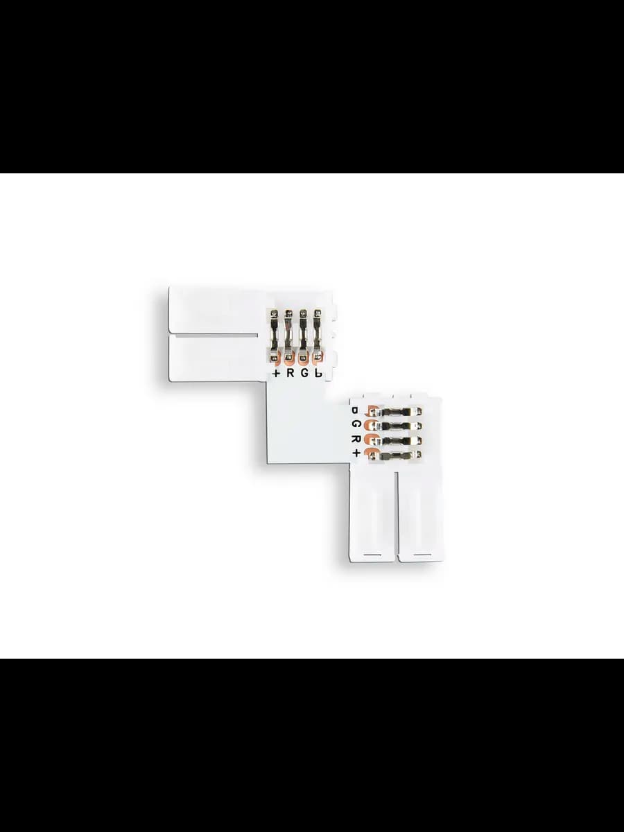 Соединитель угловой L для светодиодной ленты 5050 12/24V (4