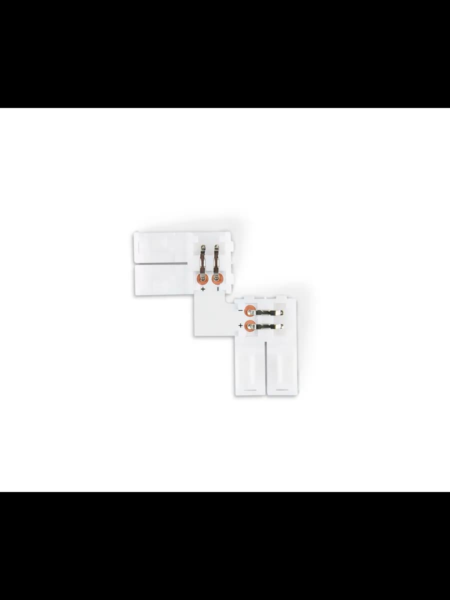 Соединитель угловой L для светодиодной ленты 2835 12/24V (2
