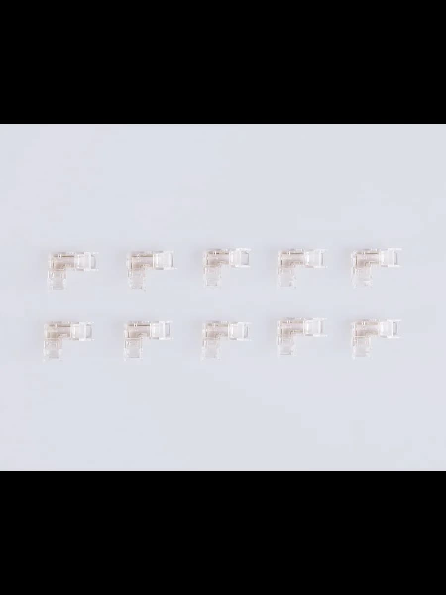 Соединитель угловой COB 12/24V для лент 5mm GS6841 (2 конт.) фото 3
